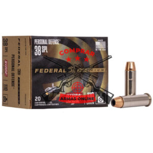 Munição Federal 38 SPL HYDRA_SHOCK JHP 110GR – CX 20