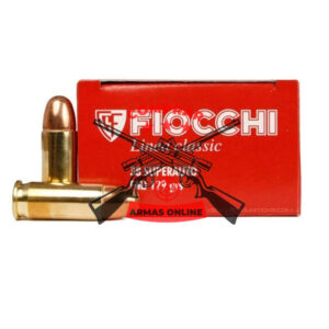 Munição Fiocchi 38 SUPER AUTO FMJ 129gr – Cx 50